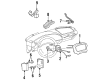 Oldsmobile Achieva Air Bag Sensor Diagram - 16203719