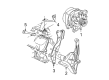 Chevy Lumina APV Alternator Bracket Diagram - 10244592