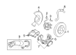 Saturn Brake Backing Plate Diagram - 15831425