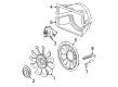 Chevy Cooling Fan Bracket Diagram - 15122830