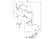 Oldsmobile Regency Side View Mirrors Diagram - 25607496