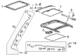 2010 Cadillac SRX Convertible Top Motor Diagram - 22762630