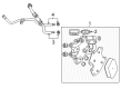 Chevy SS Oil Cooler Hose Diagram - 92263780