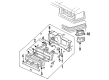 1987 Cadillac DeVille Headlight Diagram - 16505657