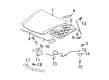 Cadillac SRX Hood Latch Diagram - 25664742