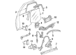 Pontiac Grand Prix Window Regulator Diagram - 16602672