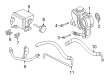 Saturn Power Steering Hose Diagram - 19303603