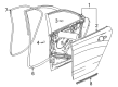 2020 Cadillac CT4 Door Seal Diagram - 84947752