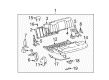 1996 Chevy K1500 Seat Cushion Pad Diagram - 12382165