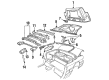 1987 Cadillac Allante Weather Strip Diagram - 3522244