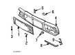 1987 Chevy El Camino Emblem Diagram - 14011341