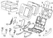 2012 Chevy Captiva Sport Seat Cushion Pad Diagram - 22791371