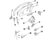 Pontiac Door Lock Diagram - 25541455