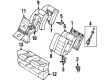 1998 Chevy Prizm Seat Cushion Pad Diagram - 94859056