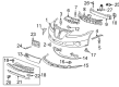 Pontiac G6 Bumper Diagram - 25876635