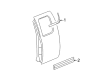 2008 Chevy Silverado 1500 Door Moldings Diagram - 25782609