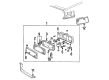 1990 Cadillac DeVille Headlight Diagram - 16509755