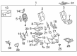 2012 Cadillac Escalade ESV Seat Cushion Pad Diagram - 15291601