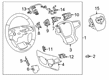 GMC Steering Wheel Diagram - 84945899