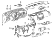 Chevy Dash Panel Vent Portion Covers Diagram - 84443631