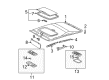 Pontiac Vibe Door Handle Diagram - 88970403