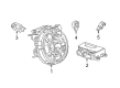 Chevy Silverado 2500 HD Air Bag Clockspring Diagram - 86773964