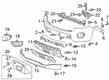 GMC Canyon Bumper Diagram - 23484645