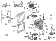 Cadillac A/C Accumulator Diagram - 84262657