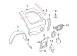 2003 Oldsmobile Bravada Fender Splash Shield Diagram - 15210720