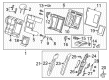 Cadillac Seat Cushion Pad Diagram - 22783979