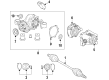 Cadillac SRX Axle Shaft Diagram - 22824228