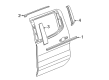 2020 GMC Sierra 2500 HD Door Moldings Diagram - 84831870