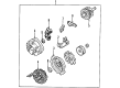 Pontiac Alternator Bearing Diagram - 10474532
