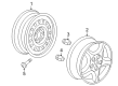 2007 Saturn Relay Spare Wheel Diagram - 88967351
