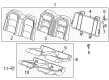 2022 Chevy Camaro Seat Cushion Pad Diagram - 84172651