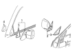 2005 Chevy Silverado 2500 HD Side View Mirrors Diagram - 25876715