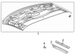 Chevy Corvette Weather Strip Diagram - 86776941