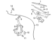 Cadillac Wiper Pivot Diagram - 19180291