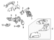 Cadillac Steering Column Seal Diagram - 20861413