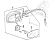 Oldsmobile Intrigue Side View Mirrors Diagram - 10433907