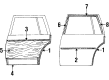 1987 Cadillac DeVille Door Seal Diagram - 20047140