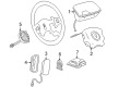 Pontiac Aztek Air Bag Sensor Diagram - 10314910