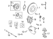Saturn Brake Backing Plate Diagram - 13199460