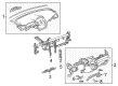 Chevy Dash Panel Vent Portion Covers Diagram - 42450355