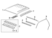 2012 Chevy Silverado 1500 Door Seal Diagram - 20816088