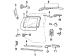 1992 Chevy Lumina APV Door Handle Diagram - 10125457
