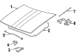 1989 Buick Skyhawk Lift Support Diagram - 22538887