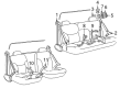 1996 Chevy K1500 Seat Belt Diagram - 12384122