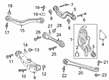 2020 Cadillac XT6 Steering Knuckle Diagram - 84943318