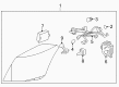 Cadillac XLR Headlight Diagram - 20779749